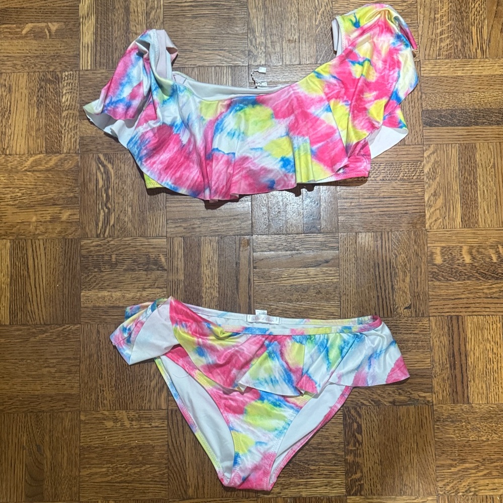 Cove Multicolor Tie-Dye Bikini